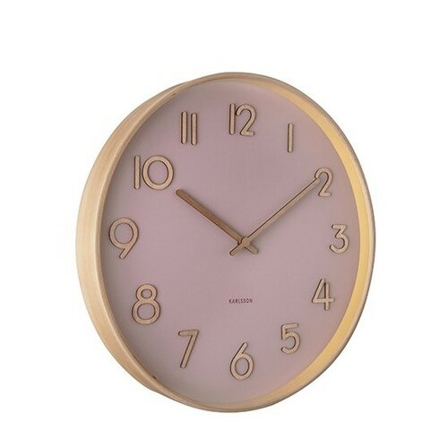 Karlsson 5757PI designové nástěnné hodiny, pr. 40 cm