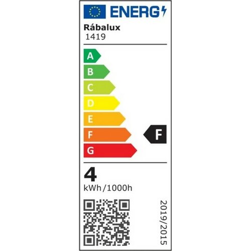 Rabalux Dekoratívna LED filament žiarovka s točeným vláknom, jantárová, E27, G95, 4 W, 350lm