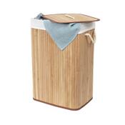 Compactor Wäschekorb Bamboo eckig, natürlich
