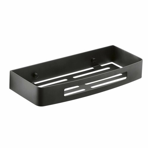 GEDY 241714 Pametna police za tuš, 30 x 4,5 x 12,8cm, črna mat