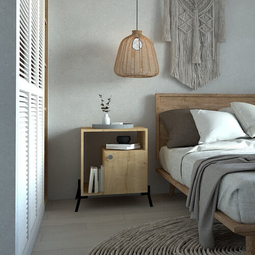 Stolik nocny Hazal Oak