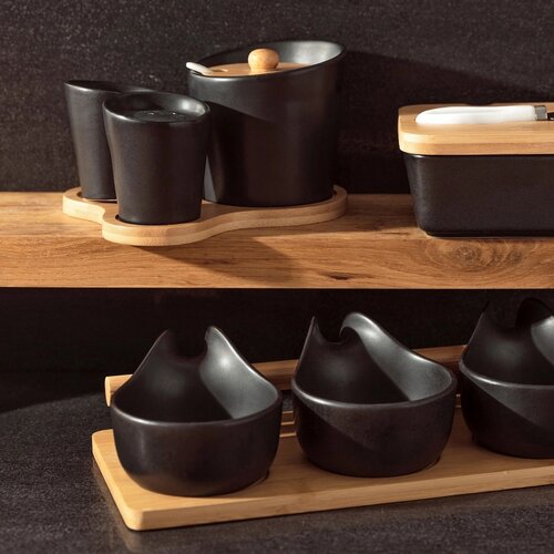 Set de condimente Florina Adria, negru