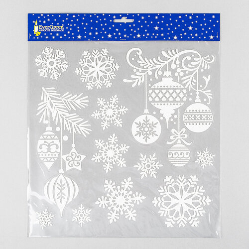 Božični nalepke za okna snežinke