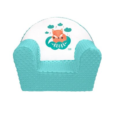 Новий дитячий стільчик Baby Minky Лисичка м'ятний,42 х 53 см