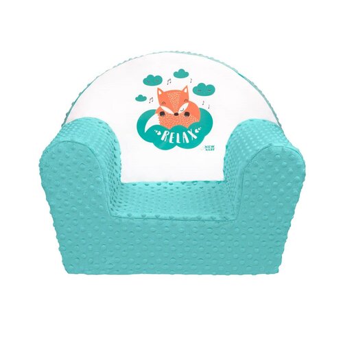 Fotoliu New Baby Minky Fox mint , 42 x 53 cm