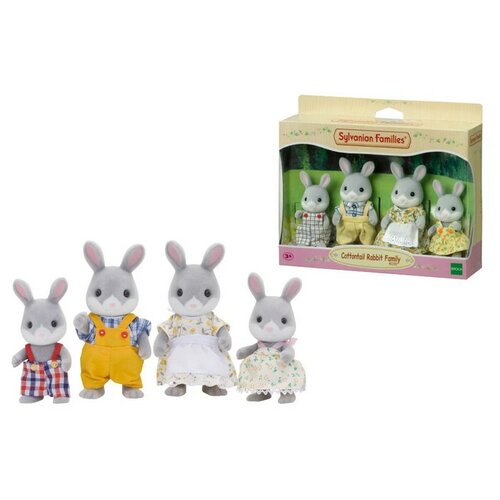 Sylvanian Families Rodzina szarych królików