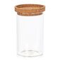 Doză de sticlă pentru alimente cu capac 4Home Cork , 850 ml