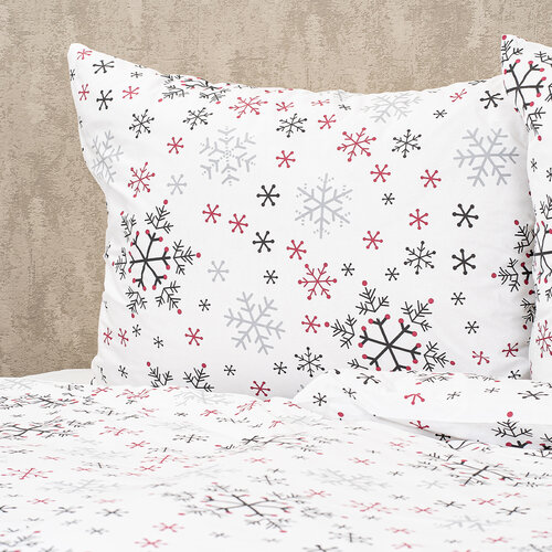 4Home Bombažno posteljnino Snowflakes, 140 x 200cm, 70 x 90 cm