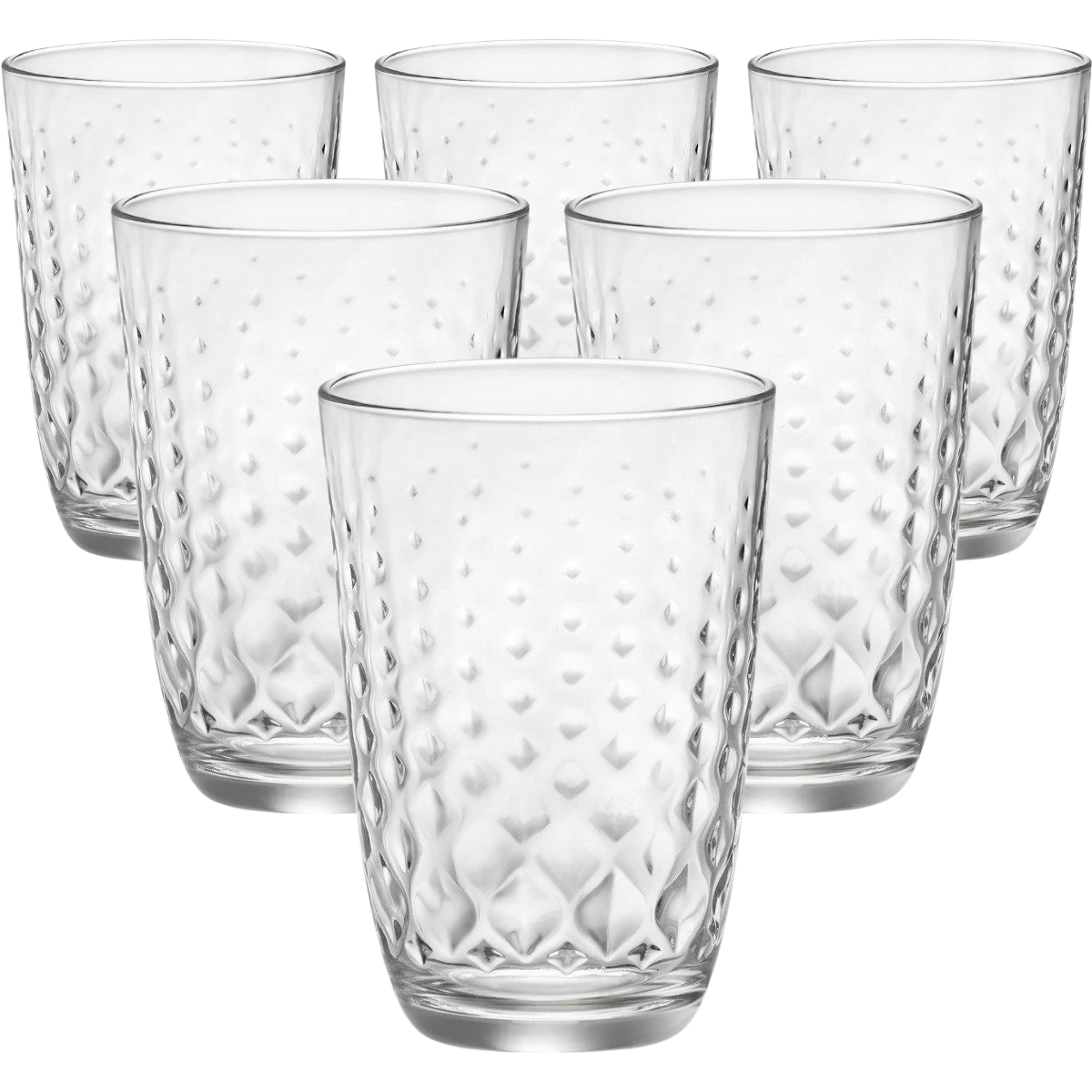 Bormioli Rocco 6-dielna sada pohárov Glit, 380 ml