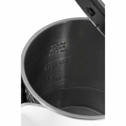 Concept RK3300 Edelstahl-Wasserkocher Salt & Pepper 1,5 l, Weiß