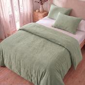 Kvalitex Muslin posteljnina svetlo zelena, 220 x200 cm, 2 kos 70 x 90 cm