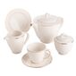 Set de cafea MariaPaula cu 21 de piese Ecru NovaGold Line