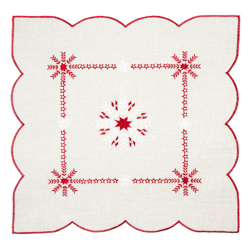 Serweta świąteczna Płatki śniegu, 35 x 35 cm