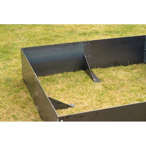 Alto Vyvýšený záhon 148 x 148 x 36 cm, corten CORGARDEN 1013