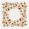 Set de 4 șervețele de masă „Flori de toamnă”, 35 x 45 cm