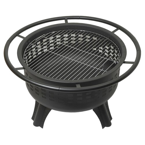 Cattara Tragbare Feuerstelle mit Deckel Merapi, 80 x 80 x 62 cm