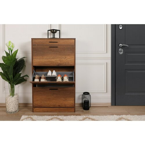 Skrinka na topánky Oslo Walnut II