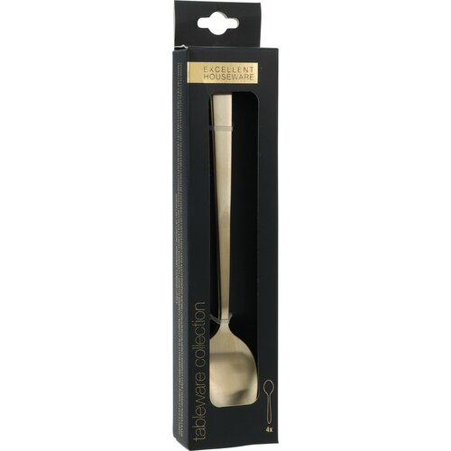 Set de linguri de cocktail aurii EH 4 buc, 18 cm