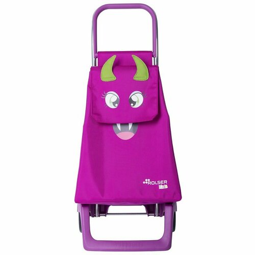Rolser Dětská nákupní taška na kolečkách Monster MF Joy-1700, růžová