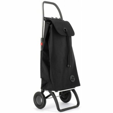 Rolser I-Max MF 2 Logic bevásárlótáskakerekeken, fekete színben