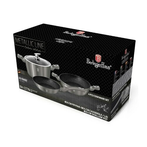 Set veselă 4 piese Berlinger Haus CarbonMetallic Line