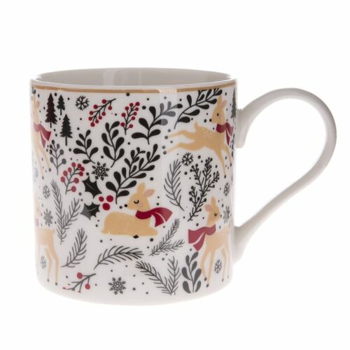 Świąteczny kubek porcelanowy Mistletoe, 400  ml