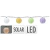 ProGarden Lanț solar cu lanterne LED colorate, 3m, alb cald