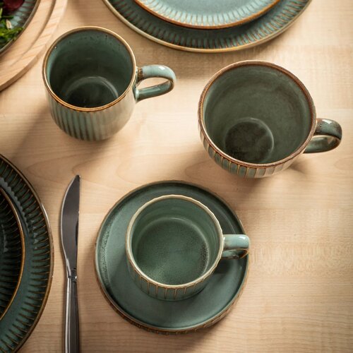 Altom porcelán alátét Reactive Sage, 14 cm