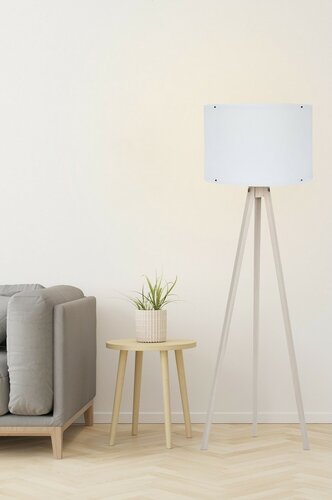 Stojací lampa Tripod White Cream 132