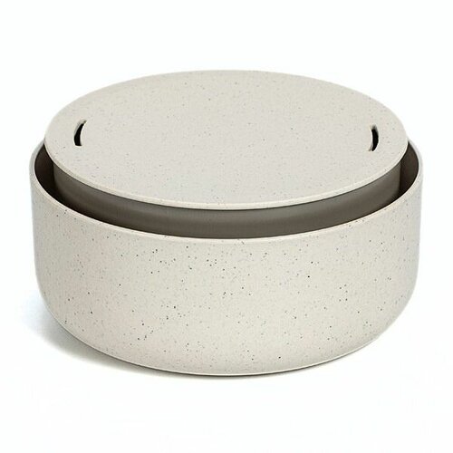 Plastia Microgreens, Elfenbein mit Kaffeesatz