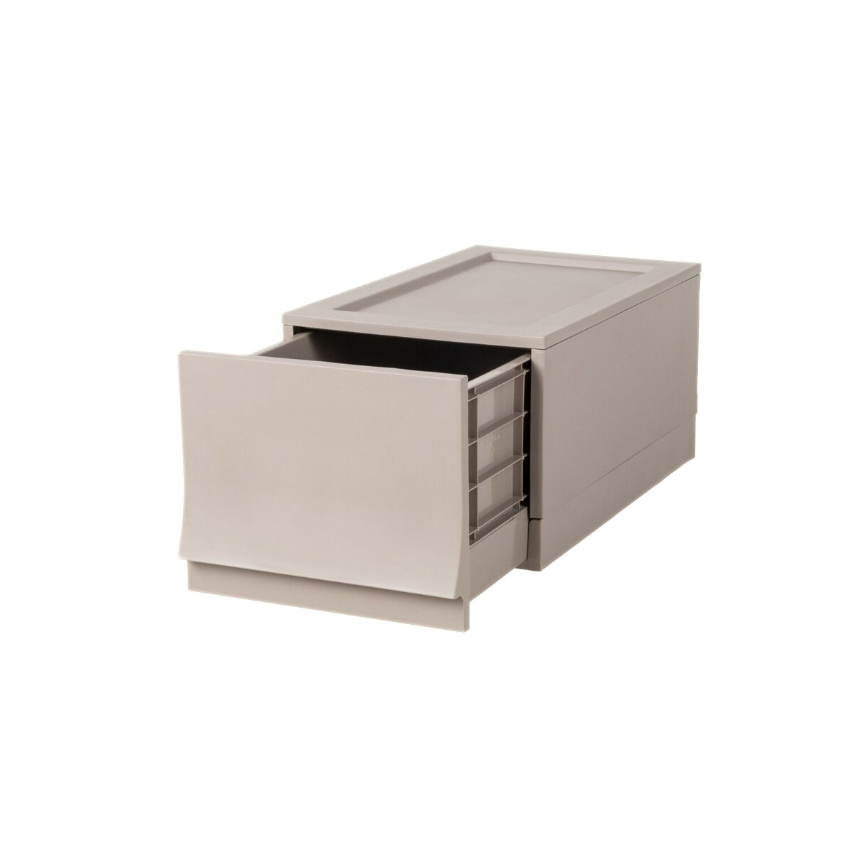 Modułowy pojemnik Wave Junior Wood bez kółek 43,4x 27,2 x 22 cm, wąski - 1 szuflada