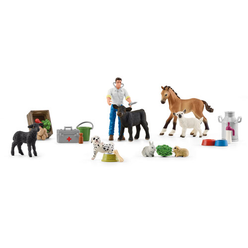 Schleich 98643 Adventní kalendář Domácí zvířata