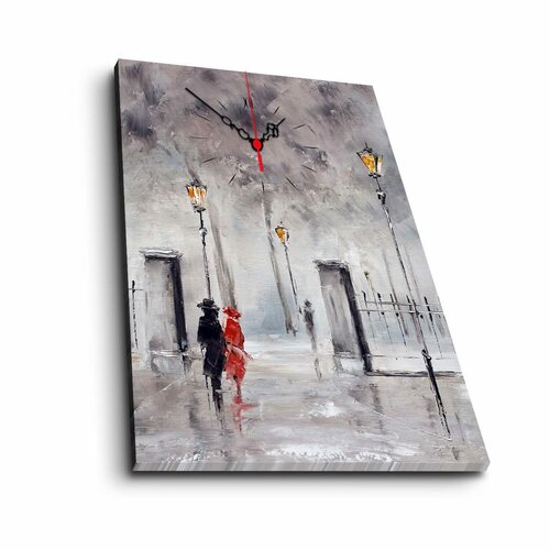 Ceas de perete Abstract YYCS-1, 45 x 70 cm