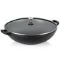 Kela Wok s pokrievkou liatinový CALIDO, 36 cm
