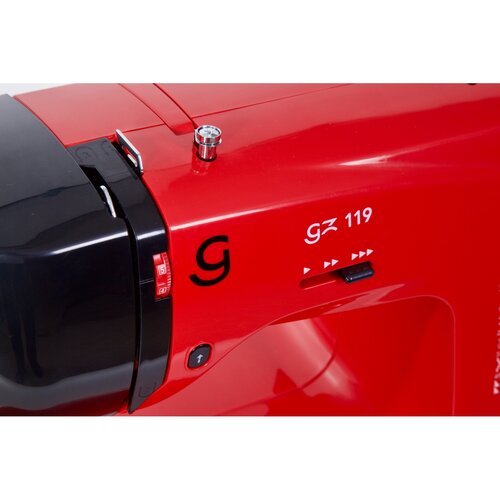 Guzzanti GZ 119 šicí stroj, červená