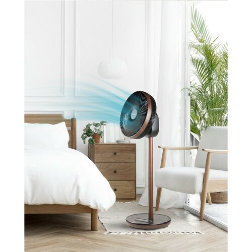 DOMO DO8155 stojanový ventilátor s osciláciou WoodStyle