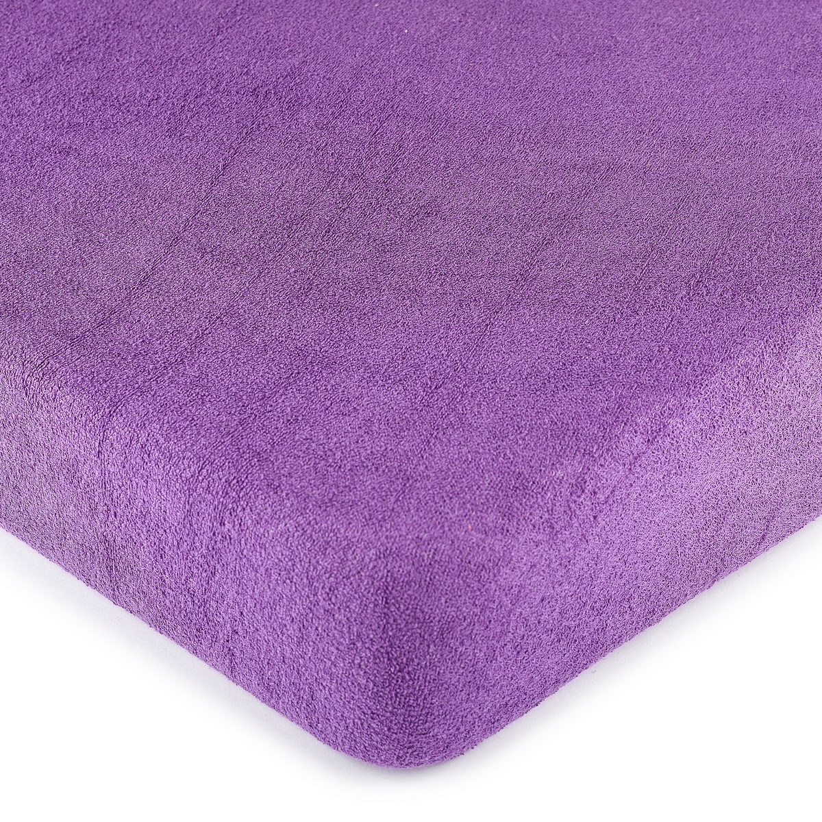 4Home prześcieradło frotte fioletowy, 140 x 200 cm