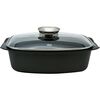Elo 84932 Tavă de copt cu capac din sticlă șimâner cu aromă Alucast 40 x 22 cm