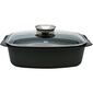 Elo 84932 Tavă de copt cu capac din sticlă șimâner cu aromă Alucast 40 x 22 cm
