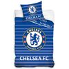 Pościel bawełniana FC Chelsea Stripes, 140 x 200 cm, 70 x 90 cm