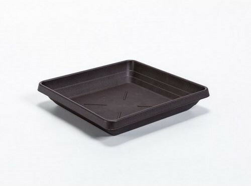Plastia virágcserép Lótusz 60 x 60, csokoládé akciós termékkép 1