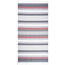 Fouta Stripes red törölköző rojtokkal, 90 x 170 cm