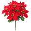 Umetna božična poinsettia rdeča, 30 cm