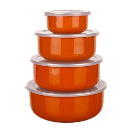 Set caserole email Belly 8 piese, oranj