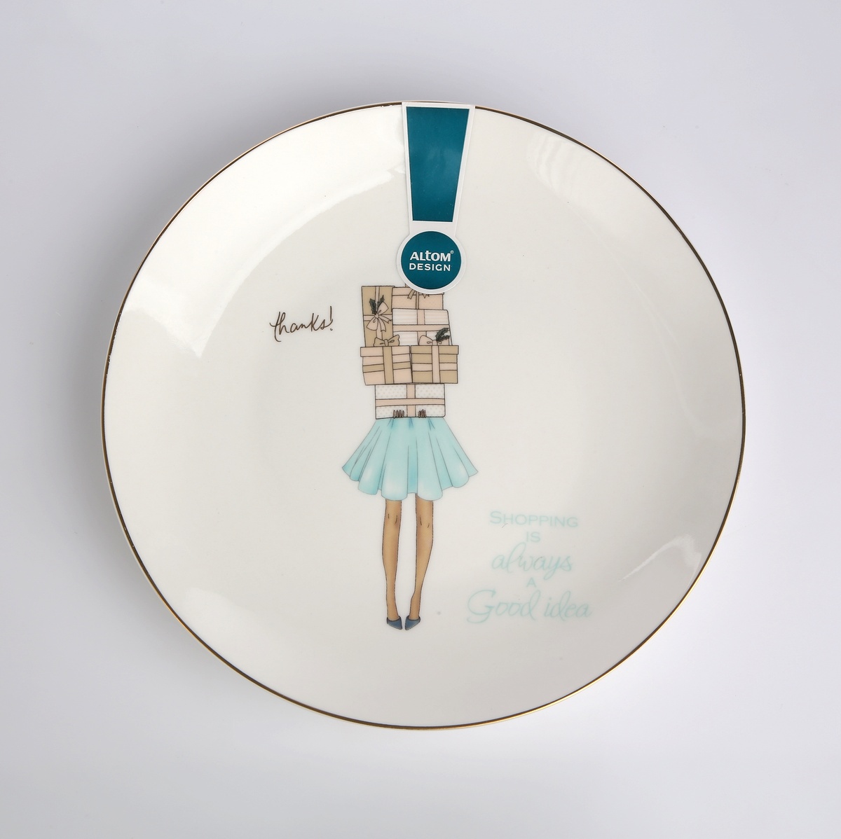 Altom Dezertný talier Fashion 20 cm, biela