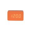 Karlsson 5983OR dizajnové LED hodiny s budíkom oranžová, 10 cm