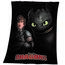 Pătură de copii Cum să îţi dresezi dragonul Toothless, 130 x 160 cm