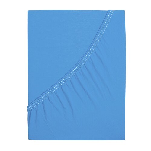 Cearșaf de pat 4Home jersey Ideal sky blue, 140 x 200 cm