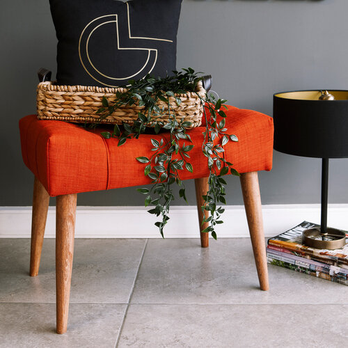 Hocker New Cool Tile Red