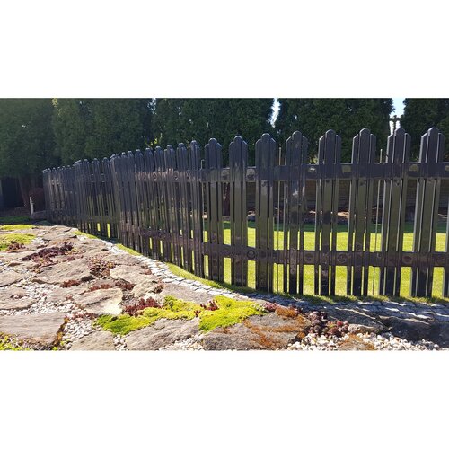 Mega  kerti kerítés antracit, 4,7 m